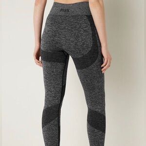 PINK Victoria's Secret Gray Patterned Leggings